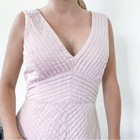 J.Crew 100% cotton lined midi, fit & flare soft pink, pleats blush pink. Size 4 - Picture 8 of 17